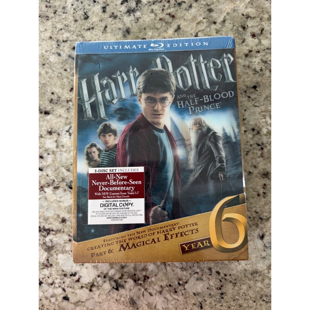 Harry Potter Half-Blood Prince Ultimate Edition Blu-ray Year 6 NEW SEALED OOP